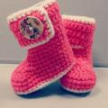 Crochet Baby Boots 9 - Shoes - needlework