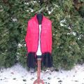 Handmade crocheted scarf '' Red - black'' - Scarves & shawls - knitwork