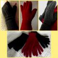 Fingered gloves and wrist warmers - Gloves & mittens - knitwork