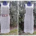 Simple flax linen dress - Dresses - knitwork
