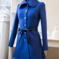 Felt  blue woman coat for spring - Jackets & coats - felting
