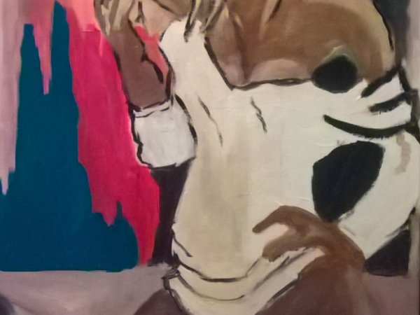 my sweet poser - Acrylic painting