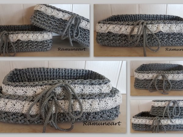 Dviejų krepšelių komplektukas - Lace