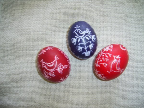 Tradiciniai margučiai su paukšteliais - Easter eggs