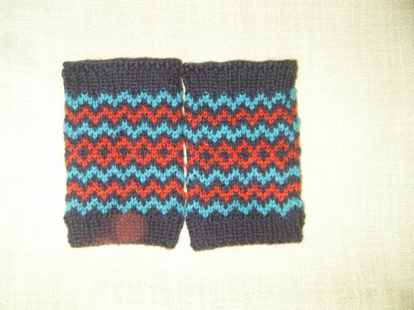 Megztos raštuotos riešinės - Wristlets