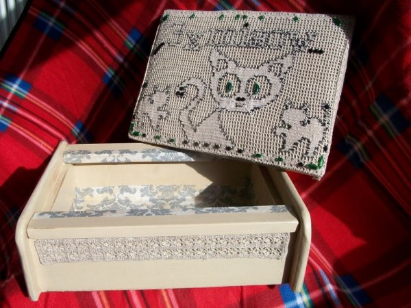 Decorated box. - For interior