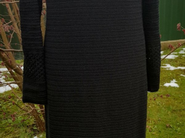 Nerta ilga juoda suknelė 1 - Dresses