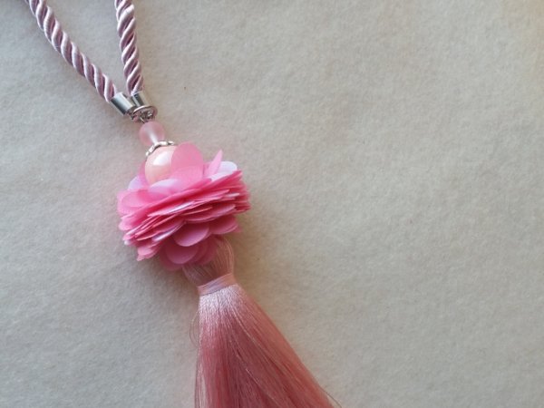 Vėrinys rožinės spalvos - Necklace