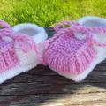 Baby wool booties - Children clothes - knitwork