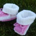 Booties for newborn - Children clothes - knitwork