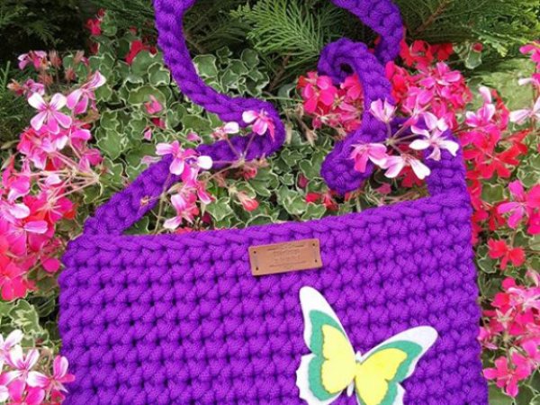 Nerta mergaitiška violetinė rankinė - Rankinės, piniginės