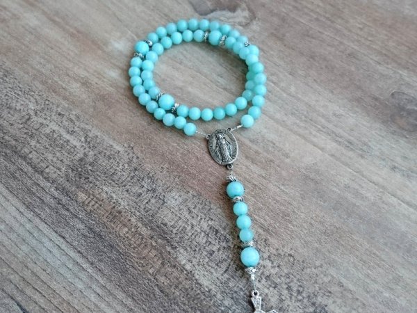 Akvamarino rožančius - Accessory