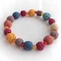 Color Lava bracelet - Bracelets - beadwork