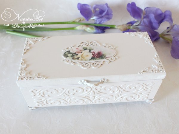 Dėžutė "Emilija" - Decoupage