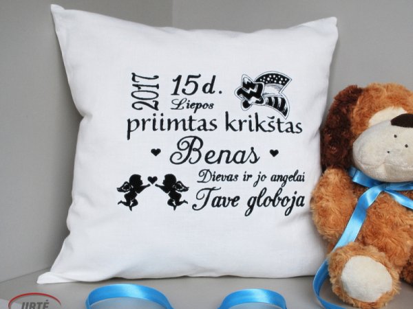 Krikšto pagalvėlė berniukui - For interior