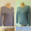 Gentle color merino wool sweaters - Machine knitting - knitwork