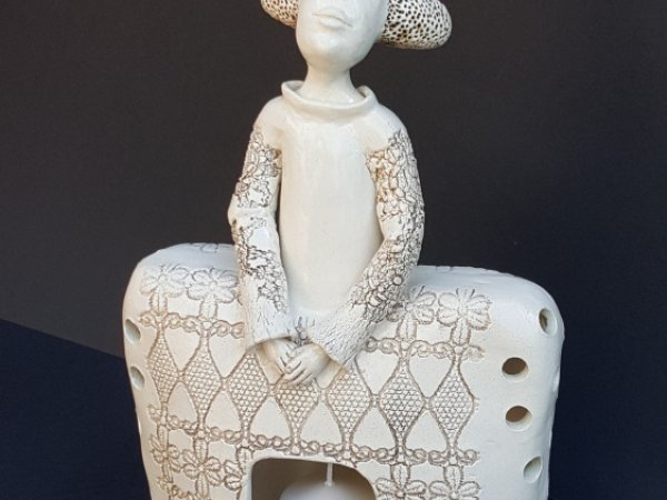 Candlestick-sculpture "Madame" 3