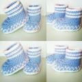 Crochet Baby Boots 10 - Shoes - needlework