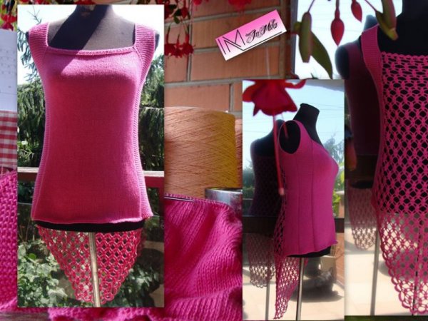 Megzta - nerta, ružava ružava palaidinė :) - Blouses & jackets