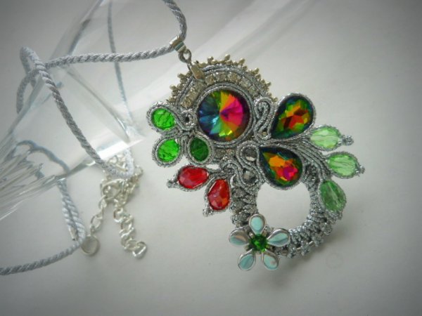 sutažo pakabukas "sapnas" - Soutache