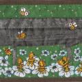 Patchwork  "Bee hive" - Accessory - sewing