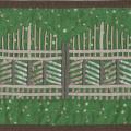 Patchwork "Fence gates" - For interior - sewing