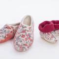 white feltes slippers frends" together" - Shoes & slippers - felting