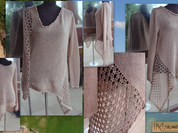 Kaip nori taip nešioji :) vieną dieną vienas šonas ilgesnis, kitą dieną kitas :) - Blouses & jackets