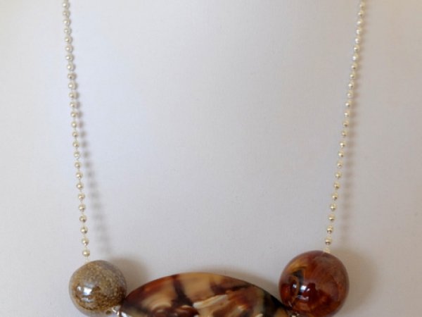 Kaklo papuošalas "Artinasi rudenėlis..." 3