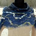 Felted blouse " snowstorm" - Blouses & jackets - felting