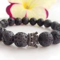 Elegant jet bracelet - Bracelets - beadwork