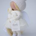 Handmade textile doll angel - Dolls & toys - felting