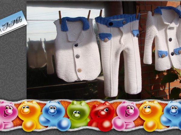 Kostiumėlis rimtam vyrukui :) :) :) - Baptism clothes