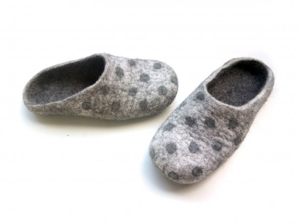 Veltinio šlepetės Taškeliai - Shoes & slippers