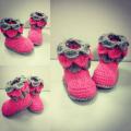 Crochet Baby Boots 14 - Shoes - needlework