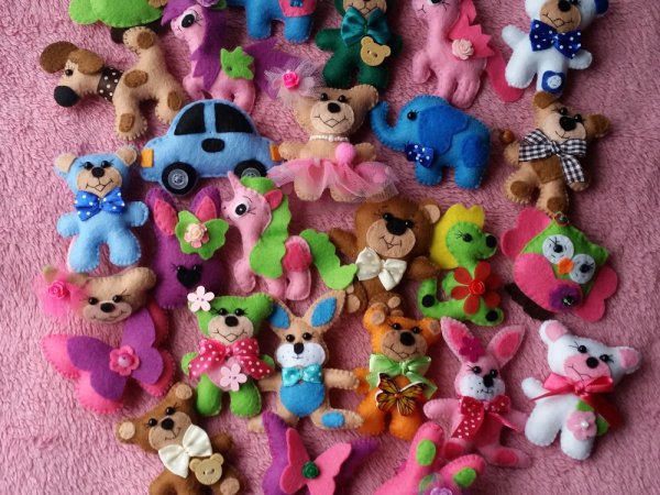 Rankų darbo segiukai vaikams iš veltinio - Dolls & toys