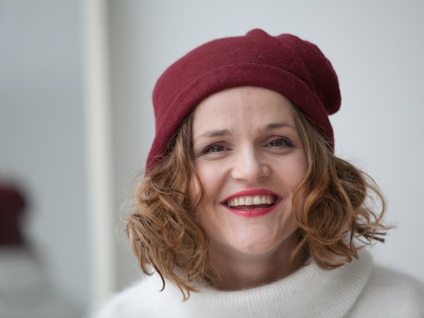 Velta minimalistine merino vilnos kepure bordo - Hats
