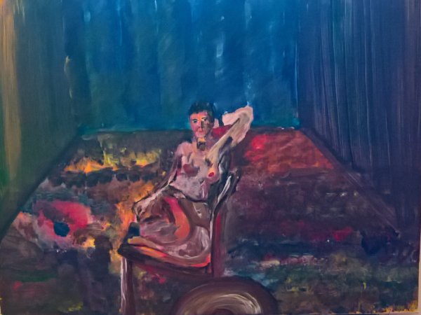 in the room - Acrylic painting