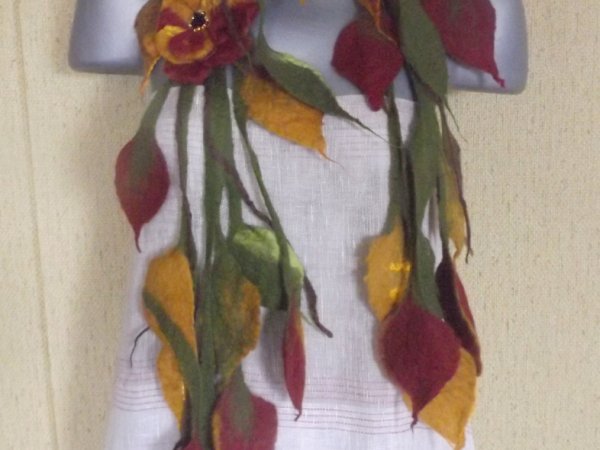 veltas papuošalas "Rudens lapai" 2