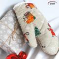 Diner oven gloves, baking glove, potholders, cooking-mitts Christmas Kittens - For interior - sewing