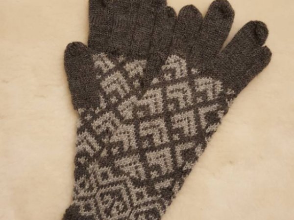 pilkos pirstuotos pirstines - Gloves & mittens