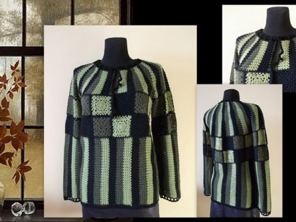 Blouse ,,Autumn palette " 3