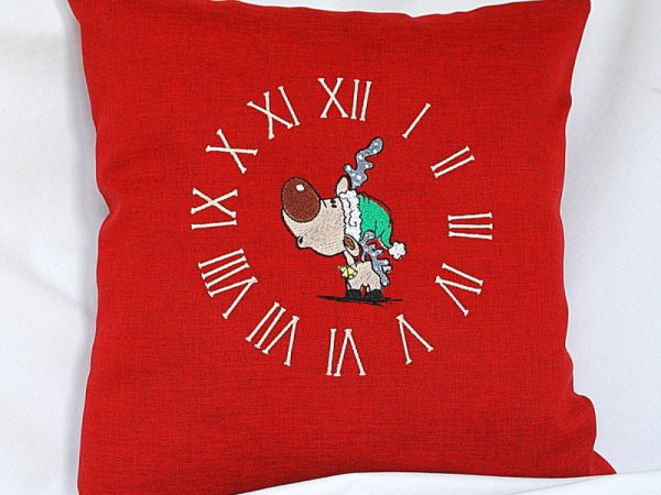 Dekoratyvinė pagalvėlė "Kalėdinis briedžiukas" - Pillows