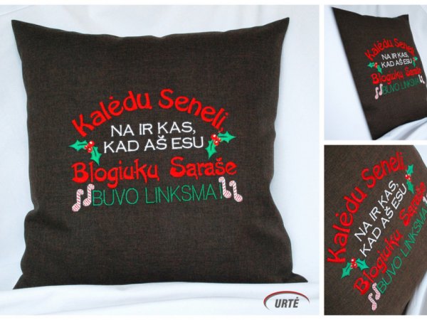Dekoratyvinė pagalvėlė "Kalėdų seneli" 3