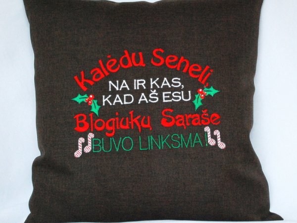 Dekoratyvinė pagalvėlė "Kalėdų seneli" - Pillows