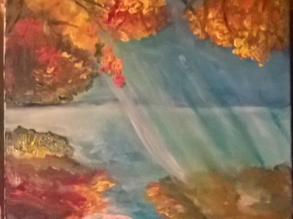 autumn - Acrylic painting
