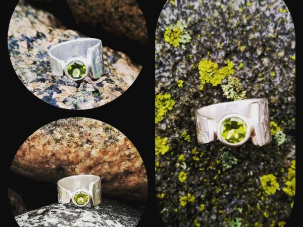 Žiedas su peridotu. 3
