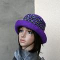 Hat ,,Wonderful lilac,, - Hats - felting