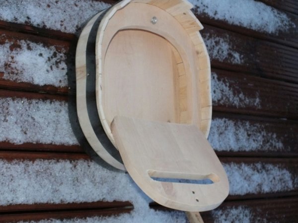 Handmade wooden mailbox 2