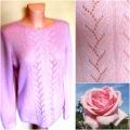 Pink Christmas sweater - Sweaters & jackets - knitwork